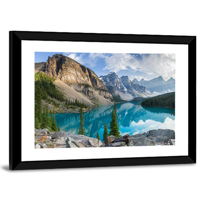 Moraine Lake, Lake Louise Wall Art as a framed print