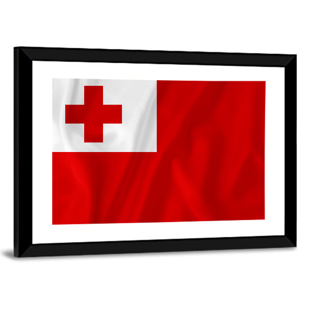 Tonga National Flag Wall Art