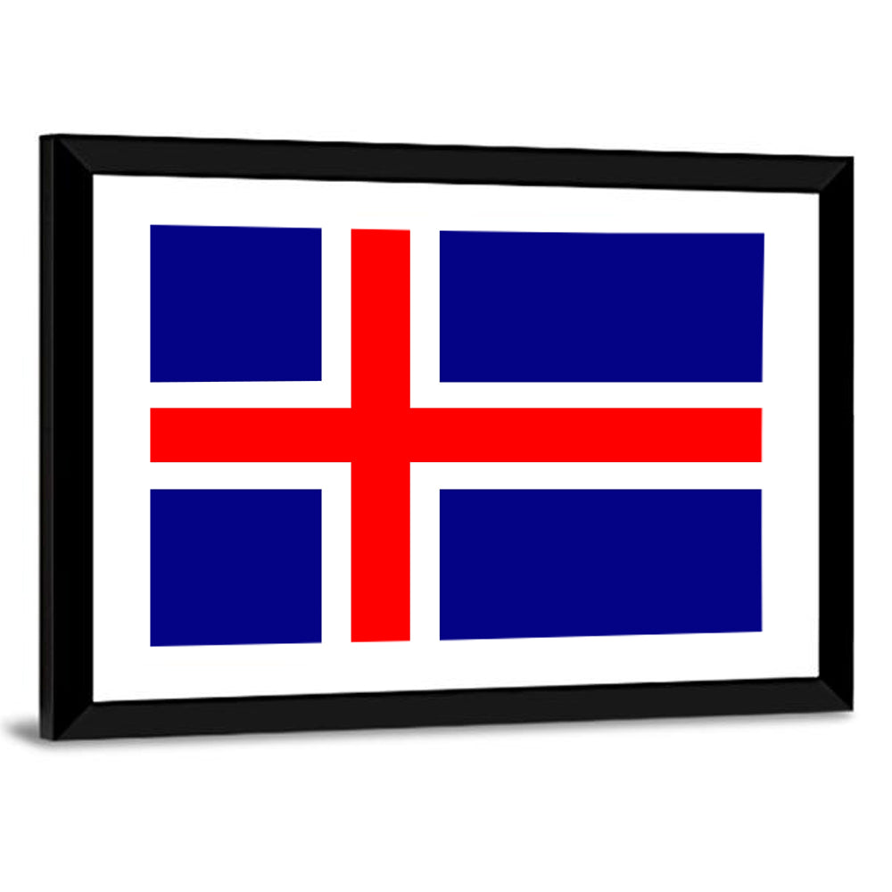 Flag Of Iceland Wall Art