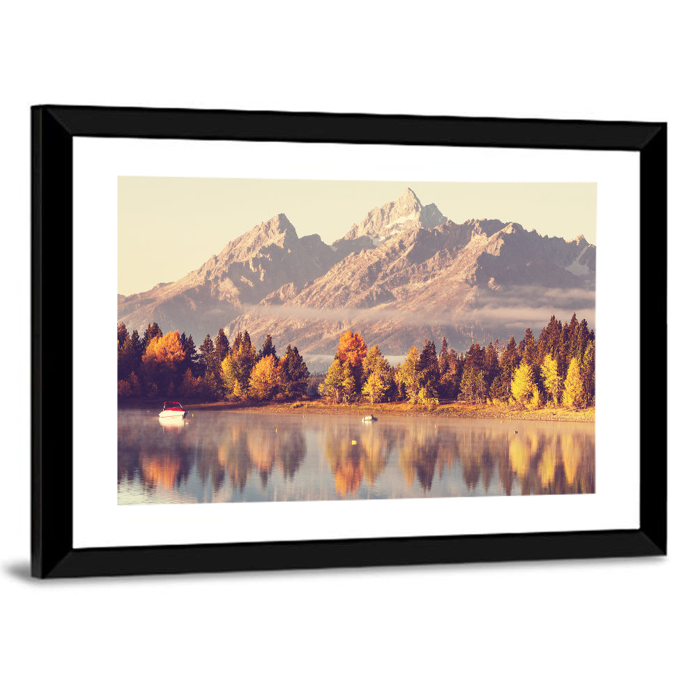 Autumn Morning at Grand Teton Wall Art