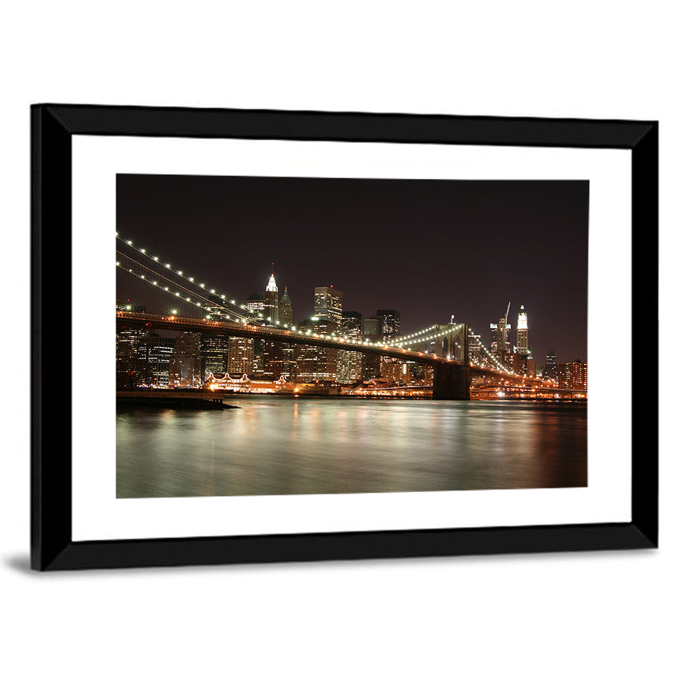 Brooklyn Bridge & Manhattan Skyline Wall Art