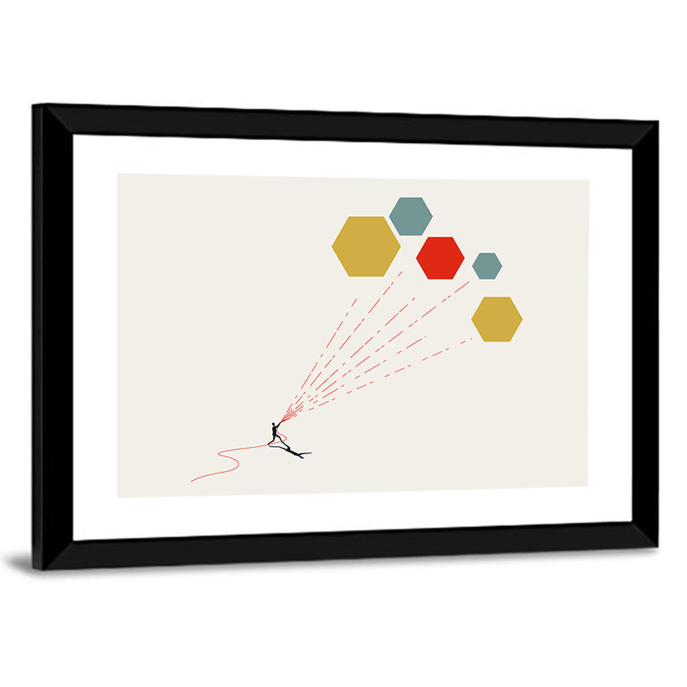 Big Data Analysis Concept Wall Art