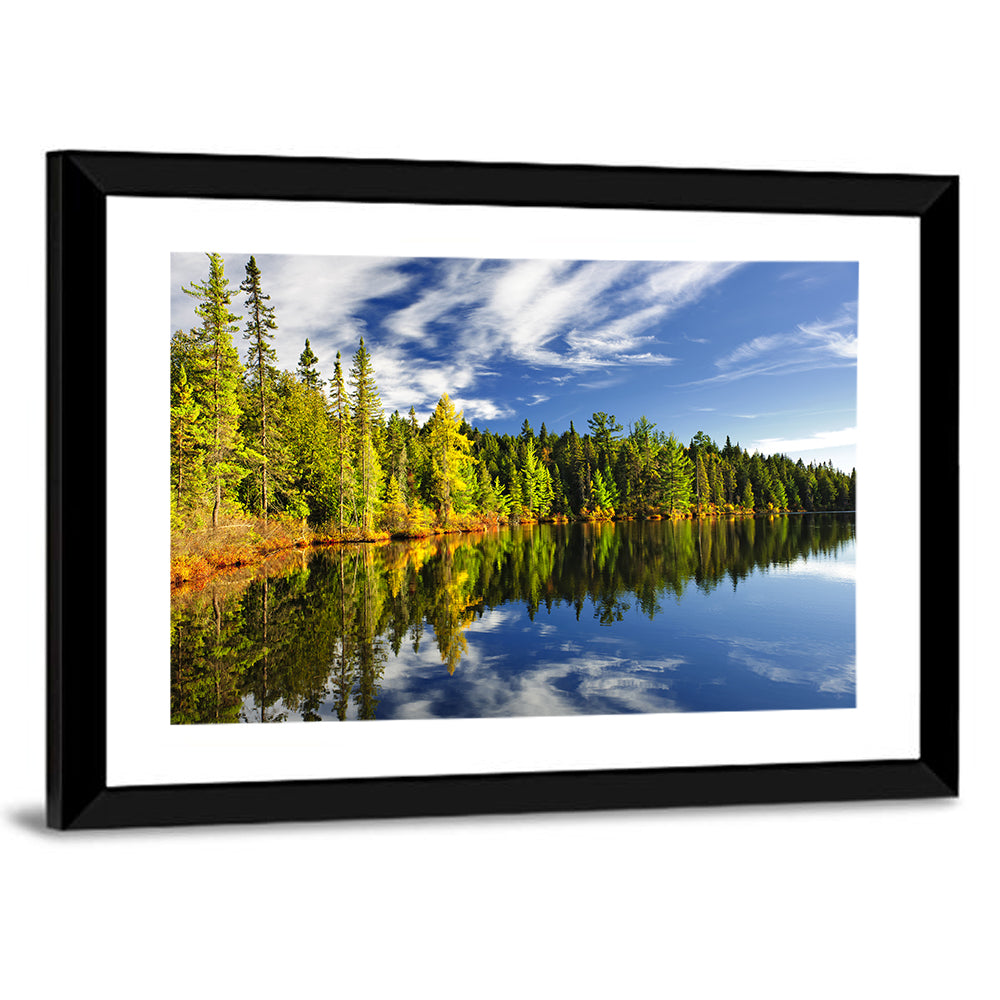 Lake Shore at Algonquin Park Wall Art