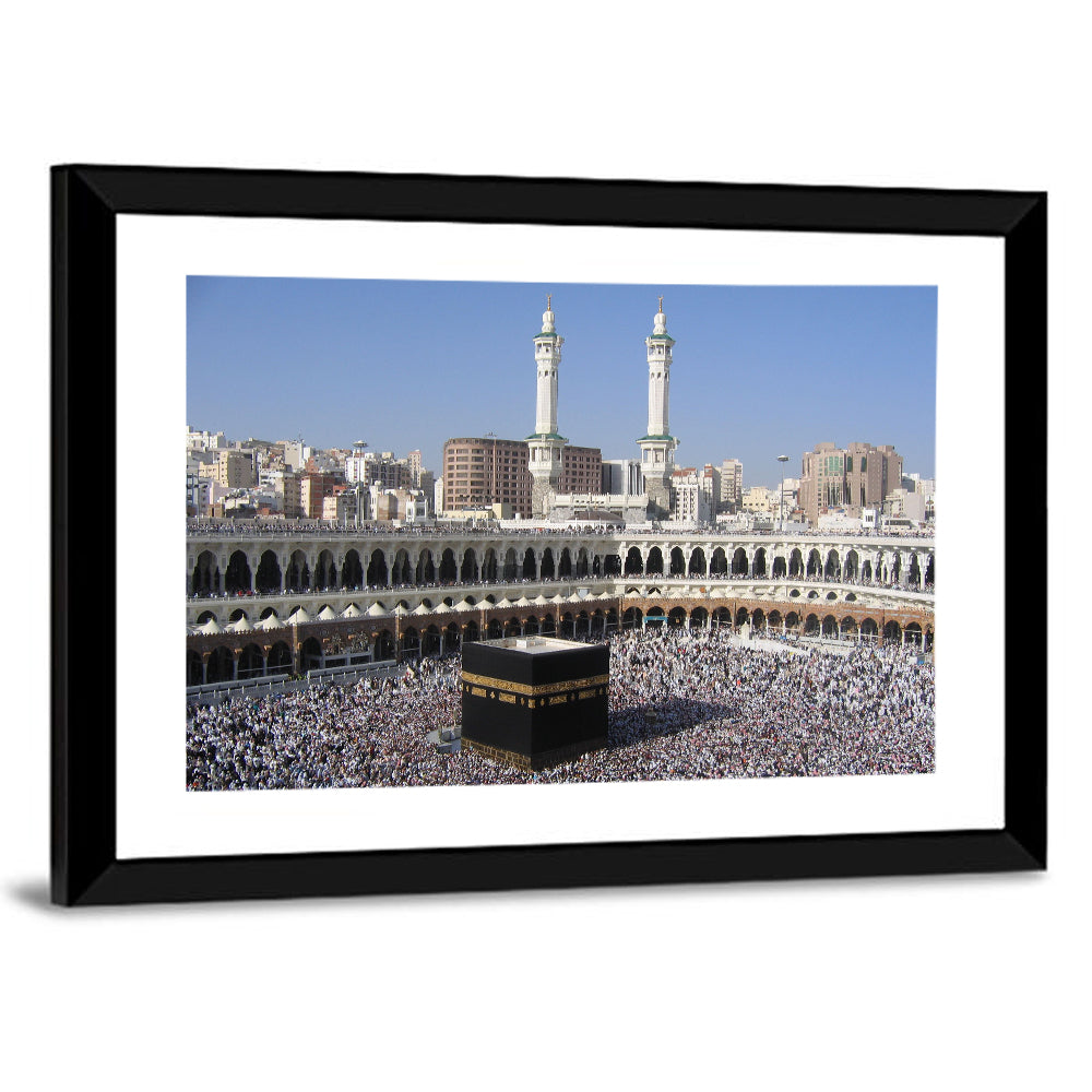 Kaaba at Masjid Al-haram Wall Art