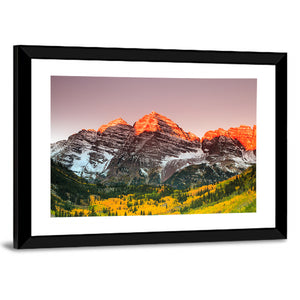 Maroon Bells Sunrise Wall Art