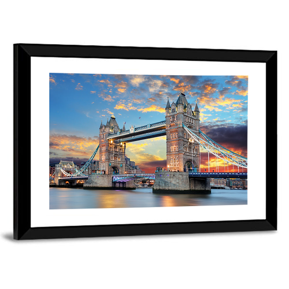 Tower Bridge at Sunset Wall Art