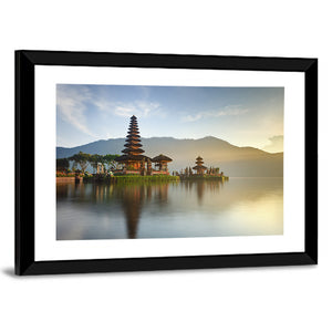 Pura Ulun Danu Temple On Lake Bratan Wall Art