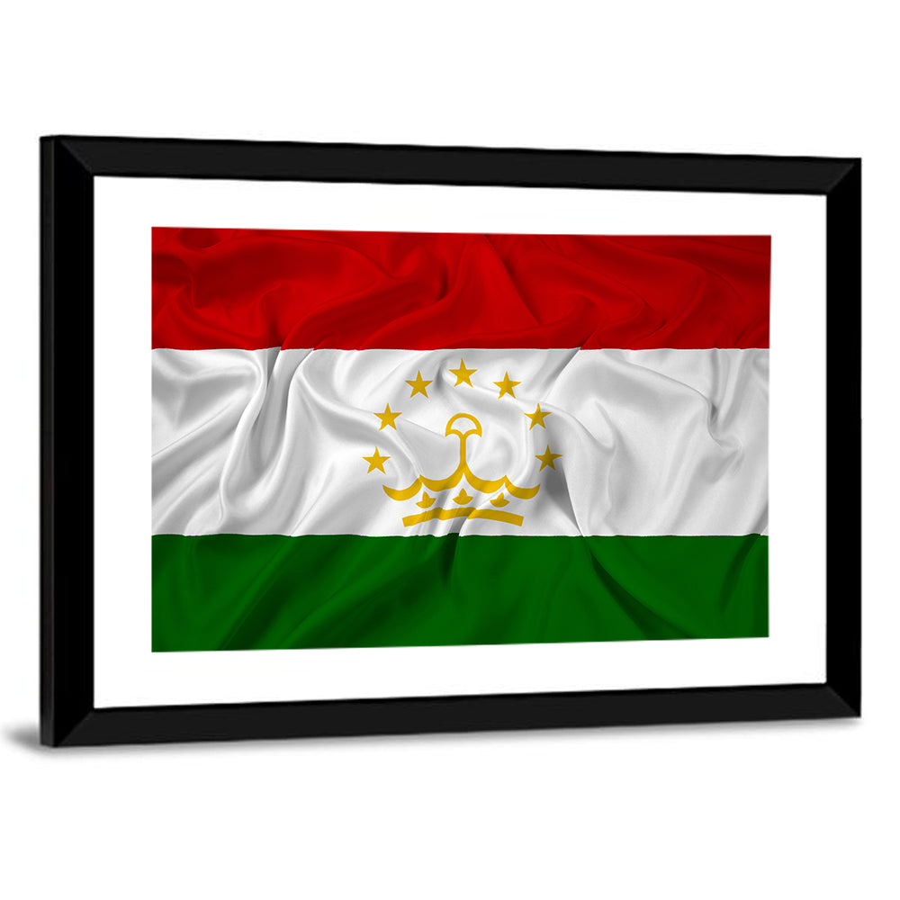 Flag Of Tajikistan Wall Art