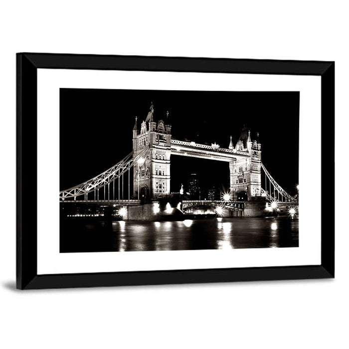 London Tower Bridge Wall Art as a framed print
