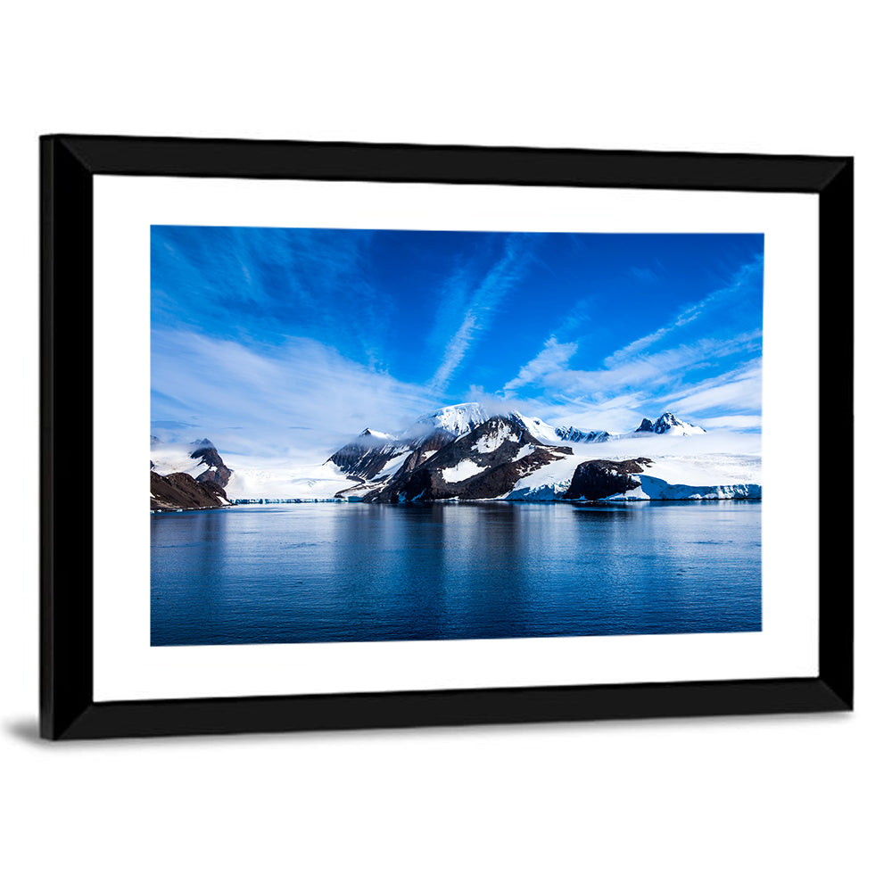 Antarctic Glacier Reflection Wall Art