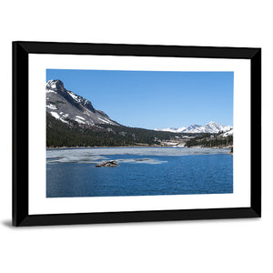 Frozen Lake In Yosemite National Park Wall Art