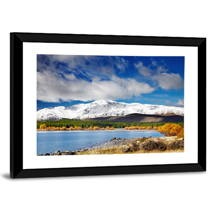 Lake Tekapo Autumn View Wall Art