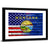 USA & Montana State Flag Wall Art
