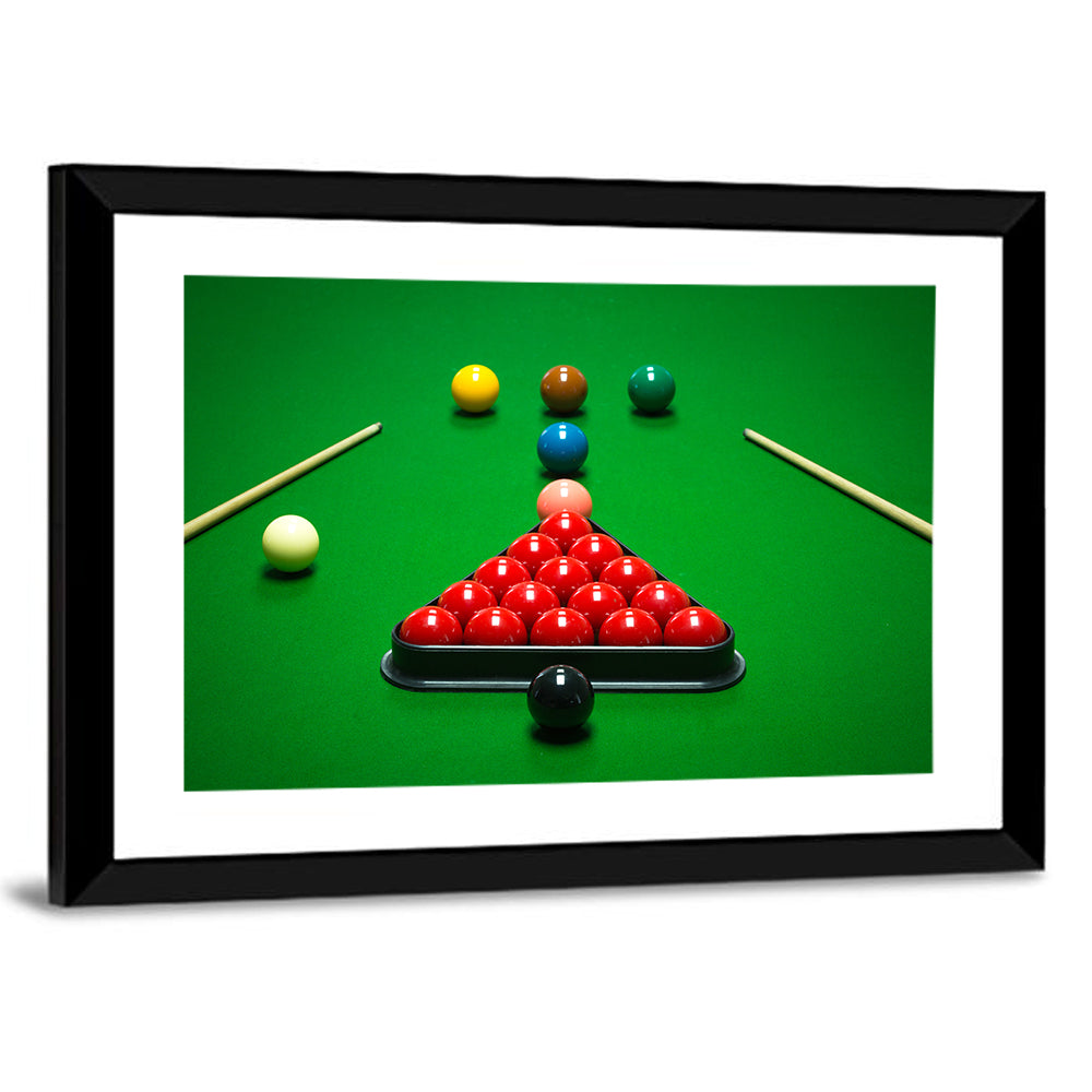 Snooker Balls Set Wall Art