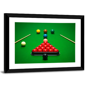 Snooker Balls Set Wall Art