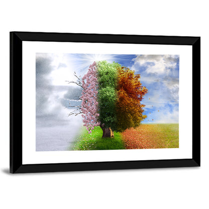 Four Season Tree Wall Art