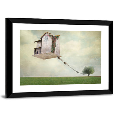 Surreal House Artwork Wall Art