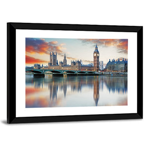 Big Ben & Houses Of Parliament UK Wall Art