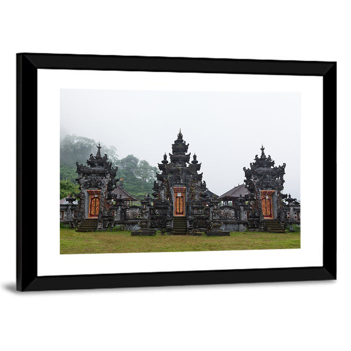 Pura Ulun Danu Buyan Temple Wall Art as a framed print