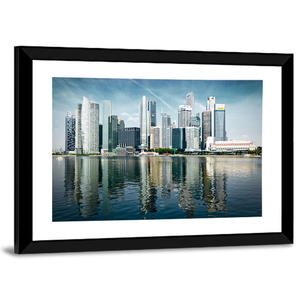 Singapore Marina Bay Skyline Wall Art