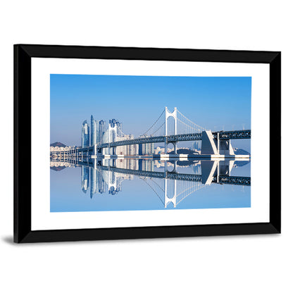 Gwangan Bridge In Busan Wall Art