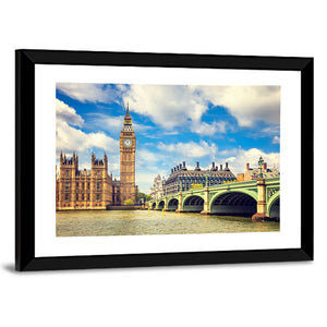 Big Ben & Westminster Bridge In London Wall Art