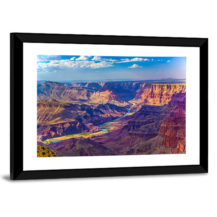 Grand Canyon Sunrise Over Colorado River Wall Art as a framed print
