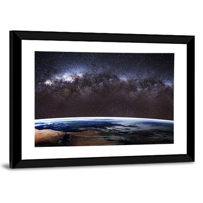 Earth From Space Wall Art