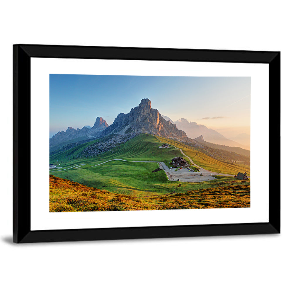 Passo Giau Dolomites Valley Wall Art