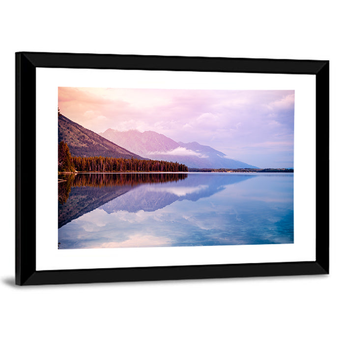 Leigh Lake, Wyoming Wall Art as a framed print