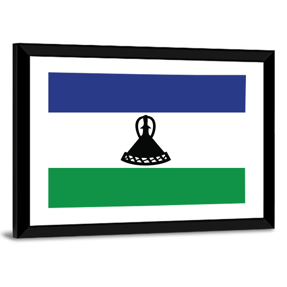 Flag of Lesotho Wall Art