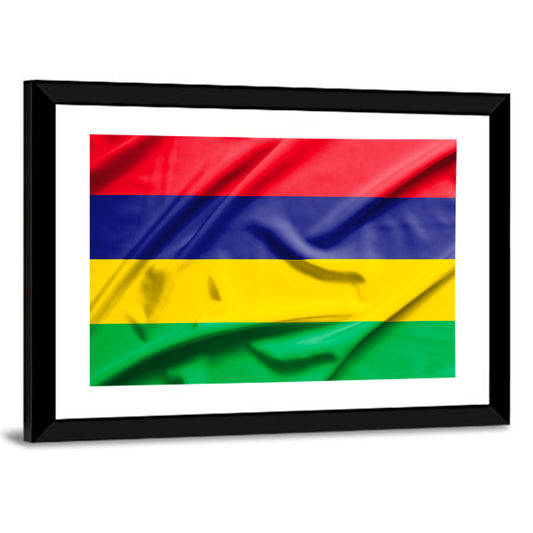 Flag Of Mauritius Wall Art