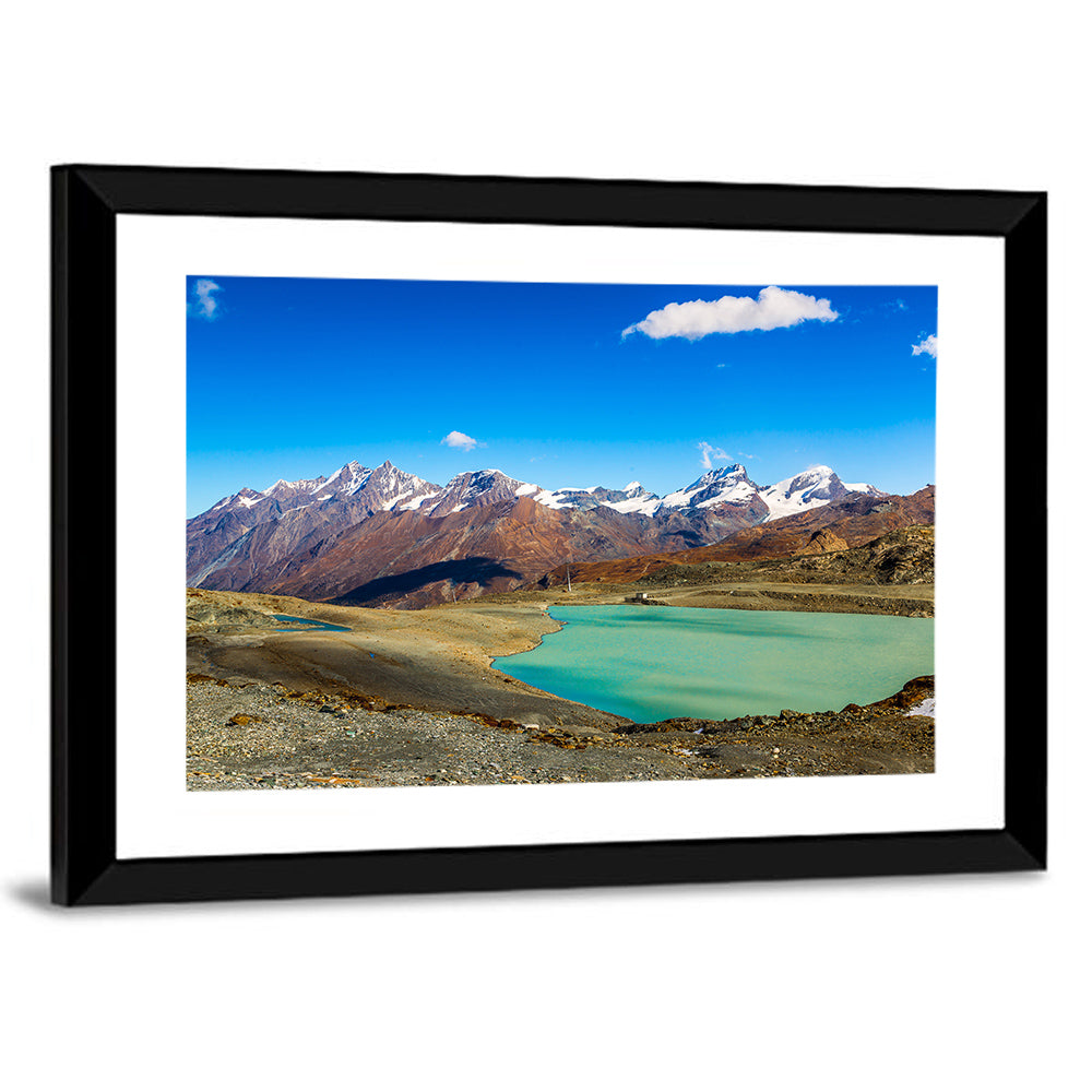 Turquoise Alpine Lake, Switzerland Wall Art