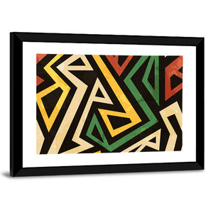 African Geometric Pattern Wall Art