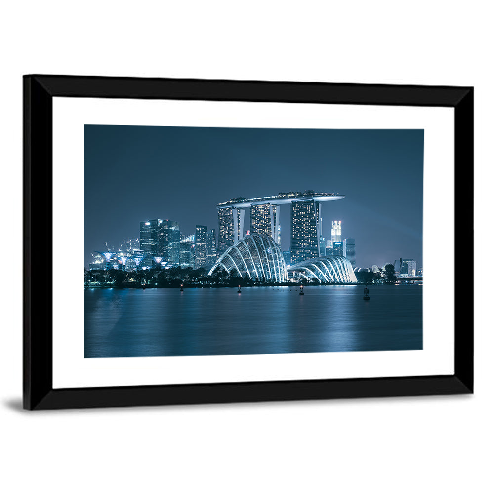Singapore Marina Bay Skyline Wall Art