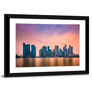 Singapore Skyline At Marina Bay Wall Art