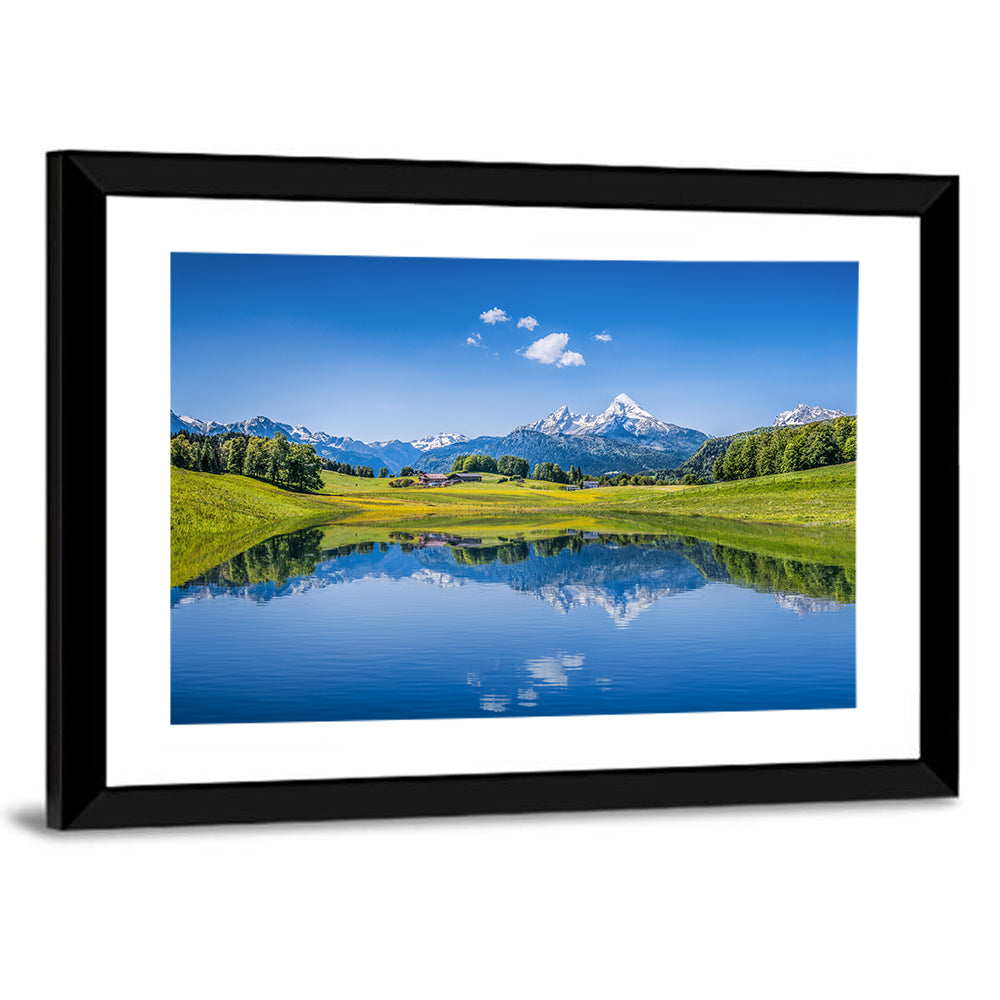 Watzmann Reflection, Berchtesgaden Wall Art