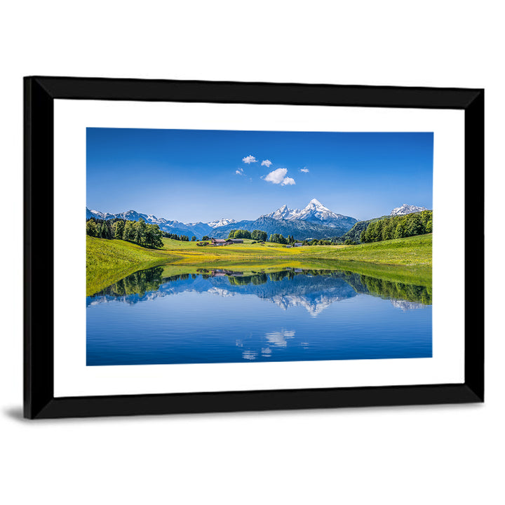 Watzmann Reflection, Berchtesgaden Wall Art