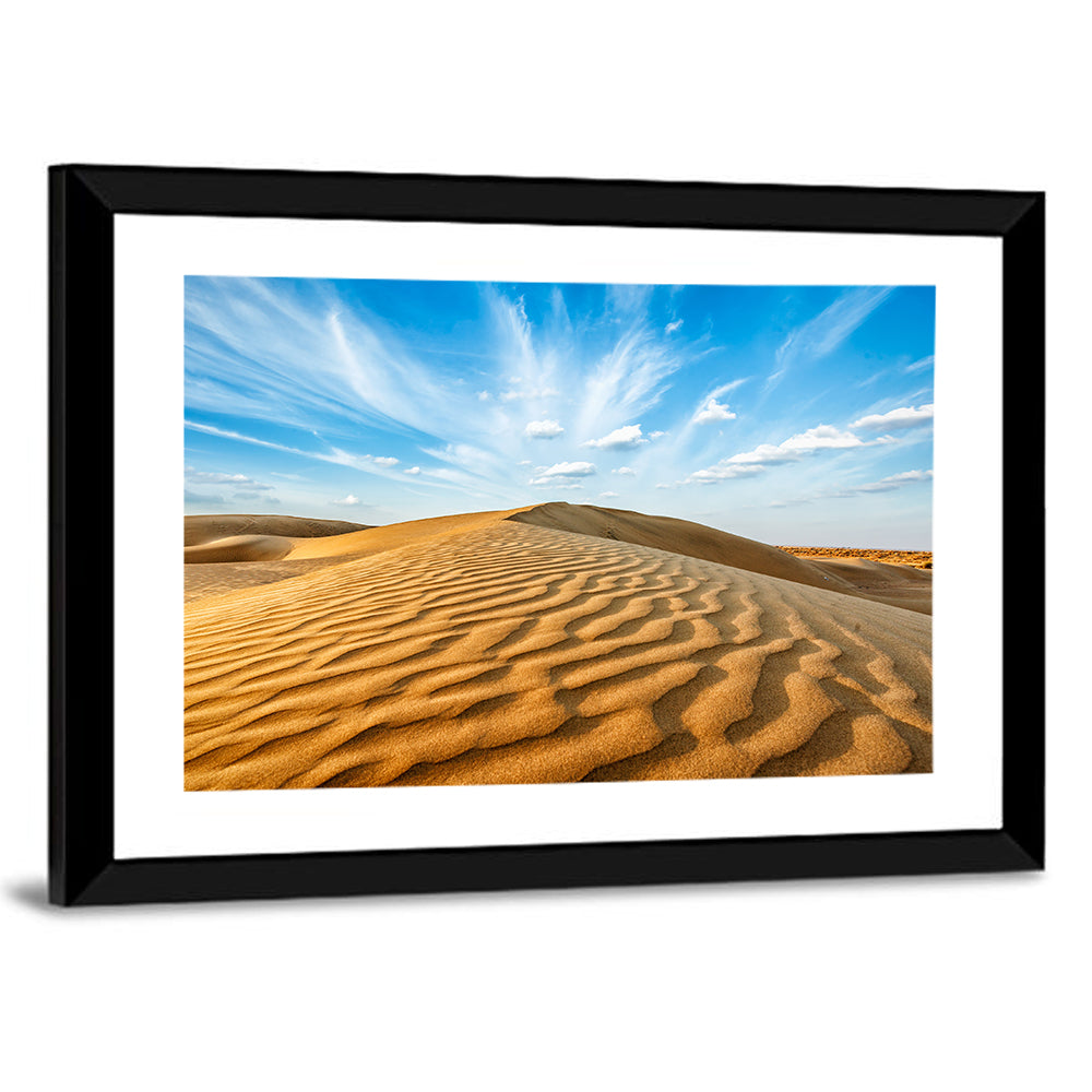 Minimalist Thar Dunes Wall Art
