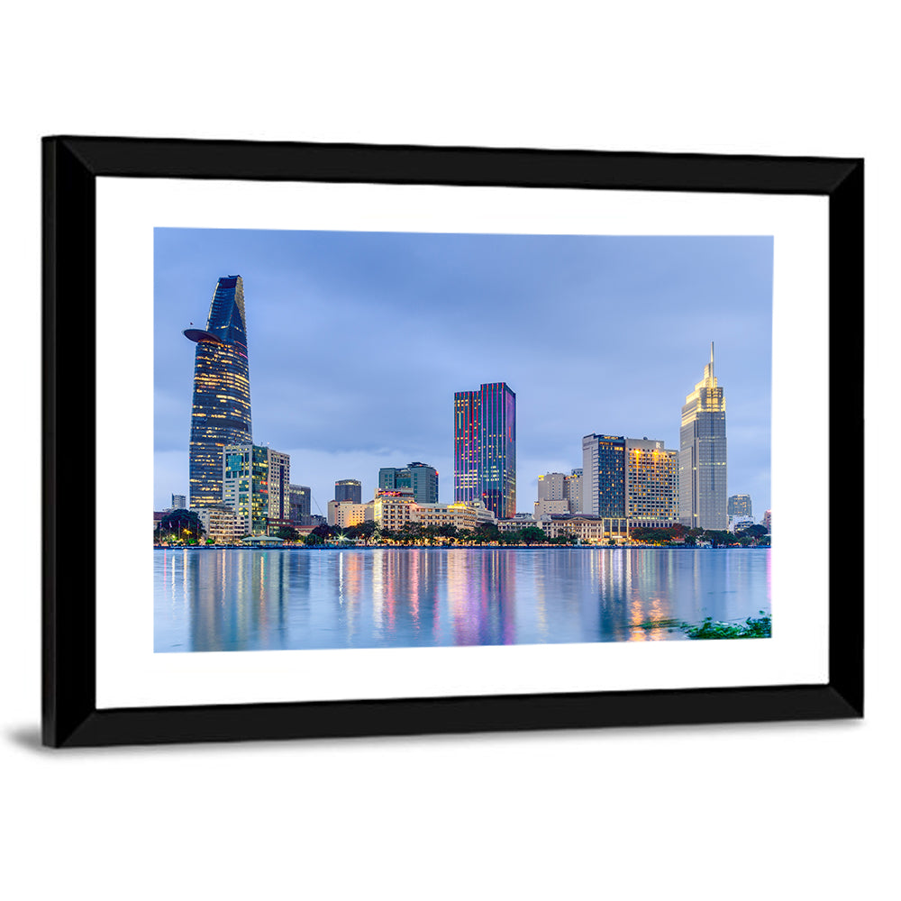 Saigon Downtown Skyline Wall Art
