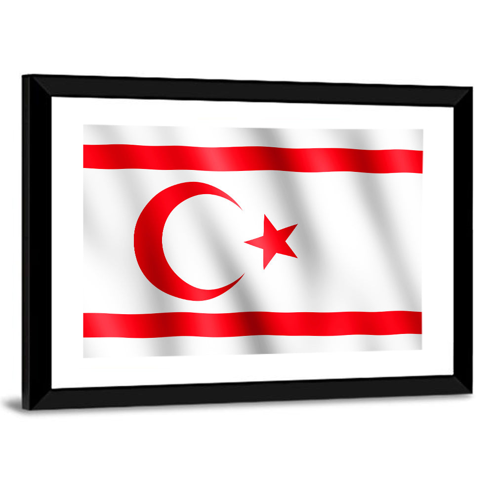 Northern Cyprus Flag Wall Art