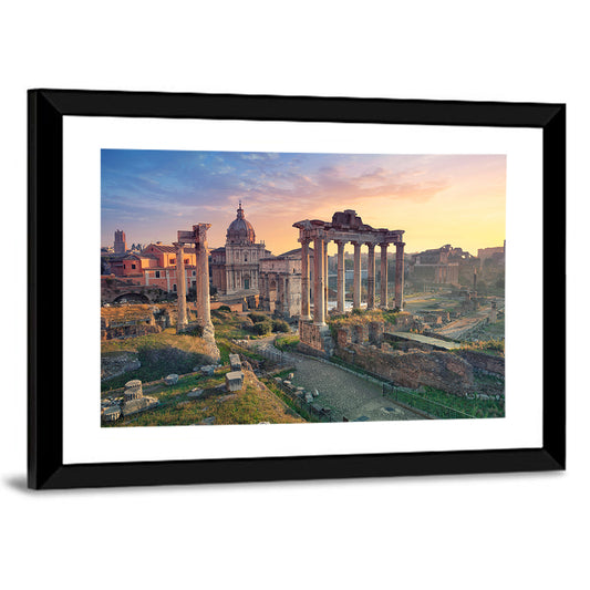 Roman Ruins In Rome Italy Wall Art