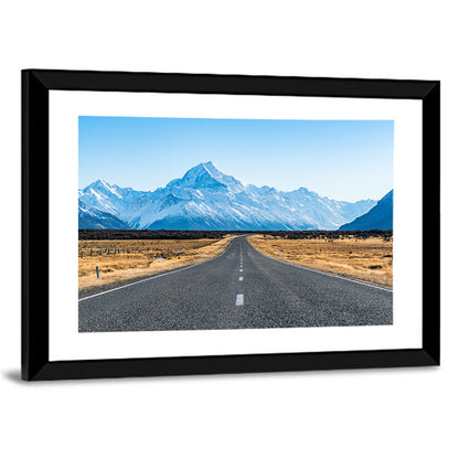 Road To Mount Cook Wall Art