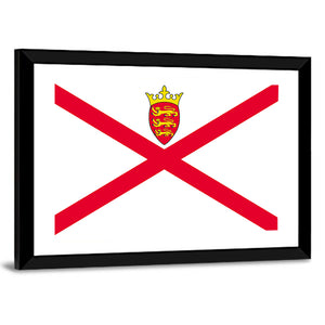 Flag Of Jersey Wall Art