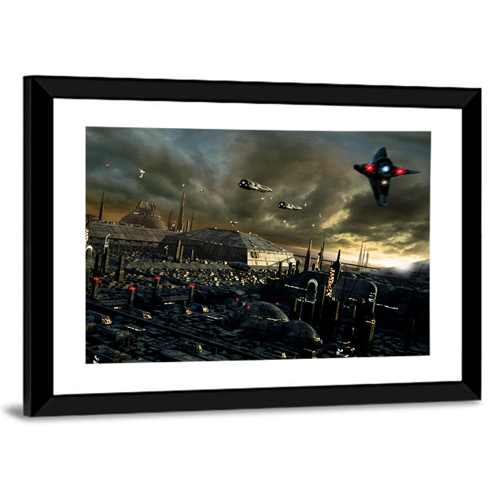 Science Fiction City Wall Art