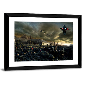 Science Fiction City Wall Art