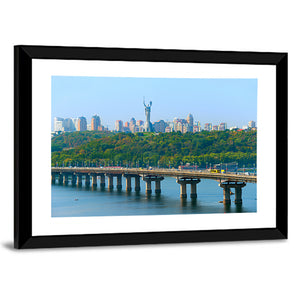 Paton Bridge Over River Dnieper Wall Art