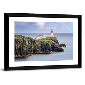 Lighthouse On Neist Point Cliffs Wall Art