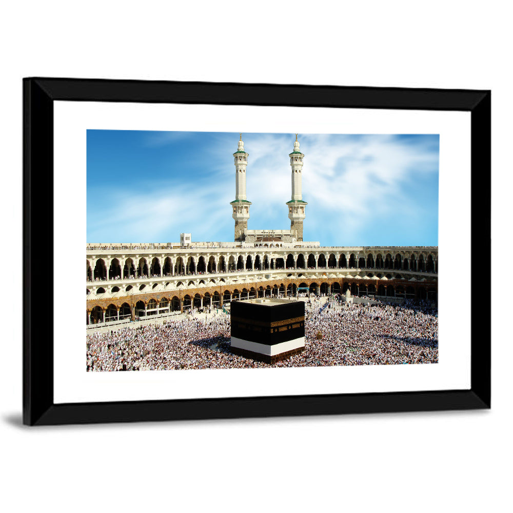Kaaba at Masjid Al-haram Wall Art