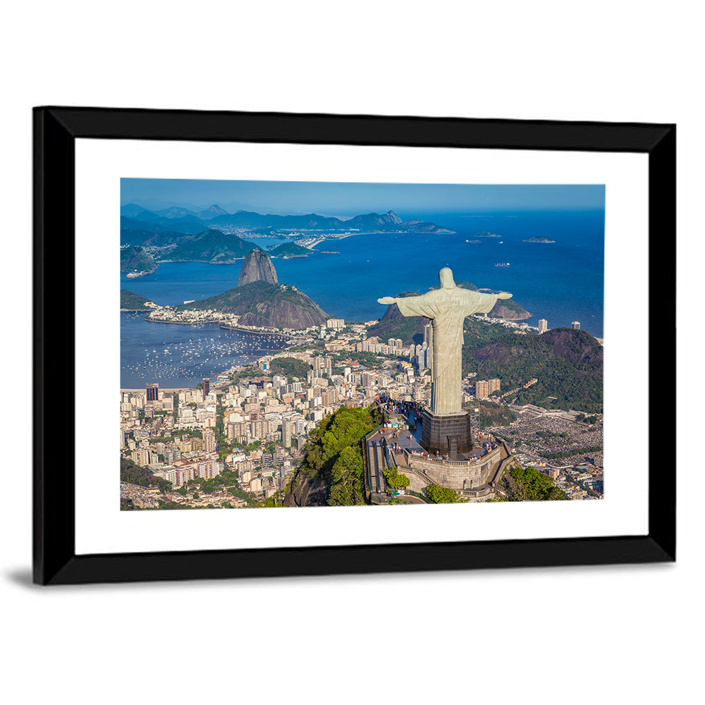 Botafogo Bay with Sugarloaf Mountain Wall Art